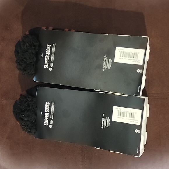 HARRY POTTER sherpa non slip faux fur warm Slippers socks Hogwarts warner bros - Picture 2 of 3